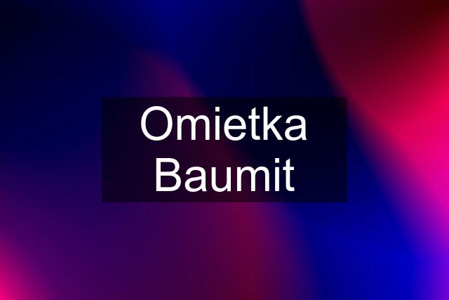 Omietka Baumit