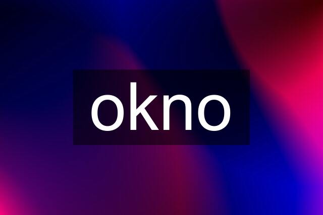 okno