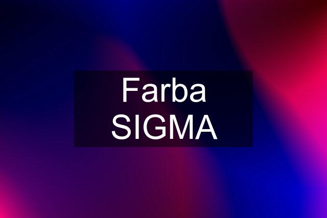 Farba SIGMA