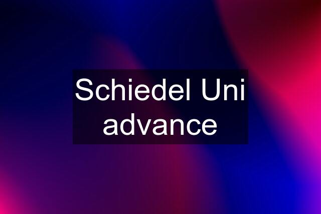 Schiedel Uni advance