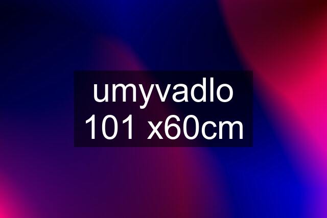 umyvadlo 101 x60cm