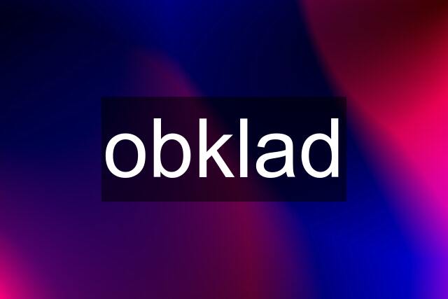 obklad