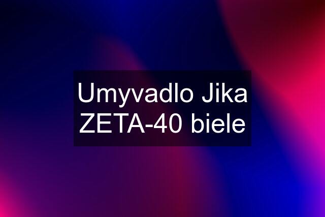 Umyvadlo Jika ZETA-40 biele