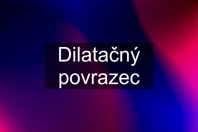 Dilatačný povrazec