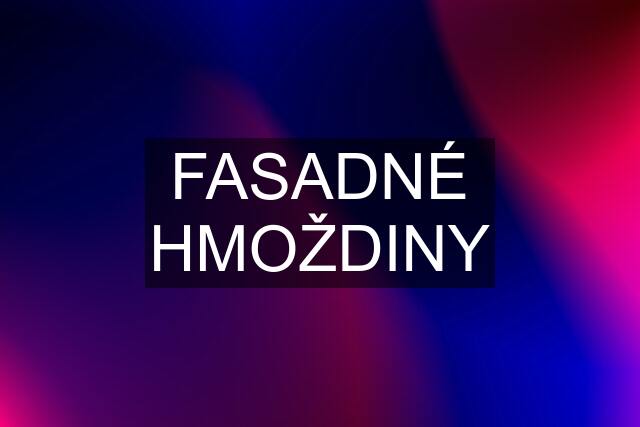 FASADNÉ HMOŽDINY