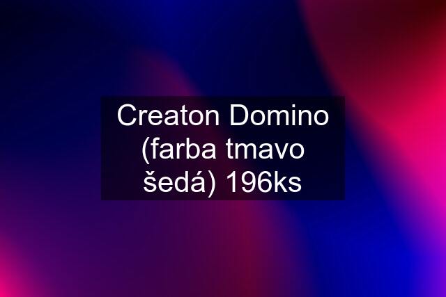 Creaton Domino (farba tmavo šedá) 196ks