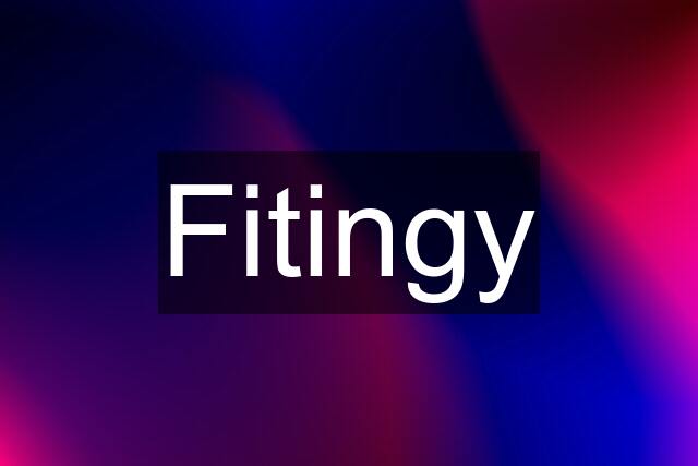 Fitingy