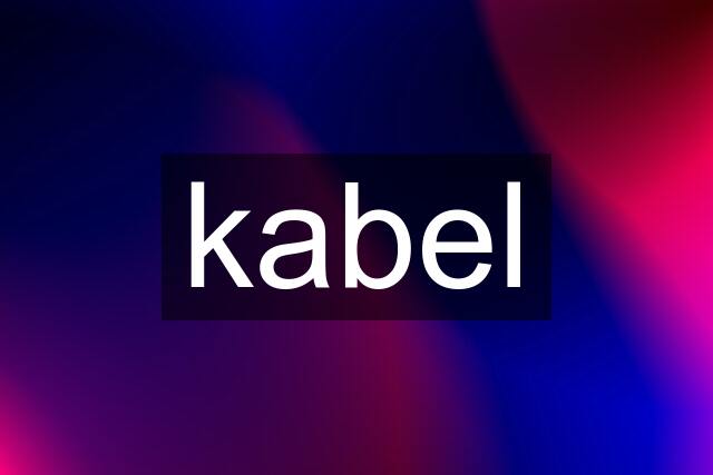 kabel