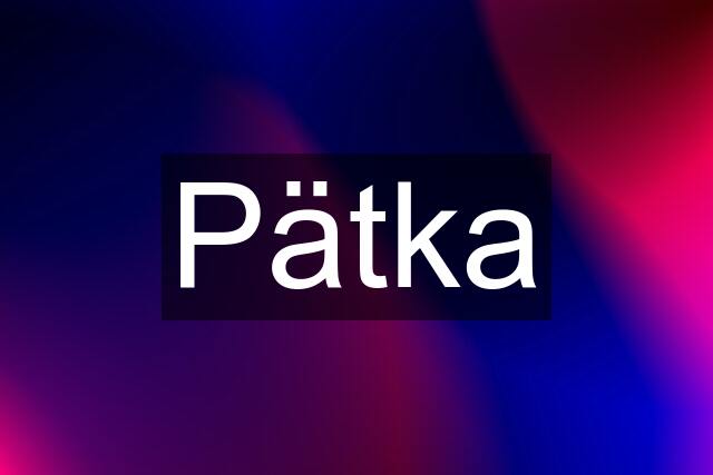 Pätka