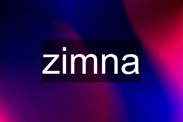 zimna