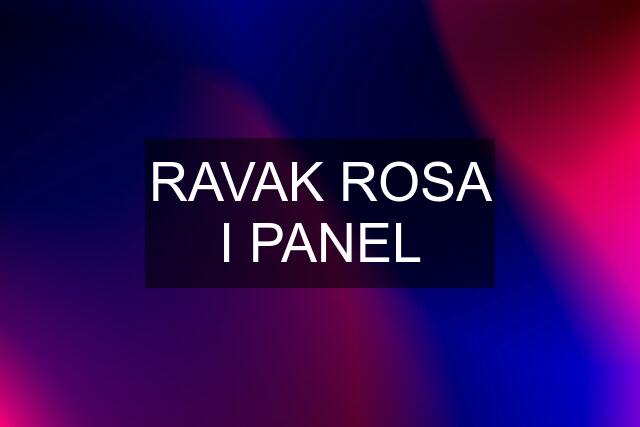 RAVAK ROSA I PANEL