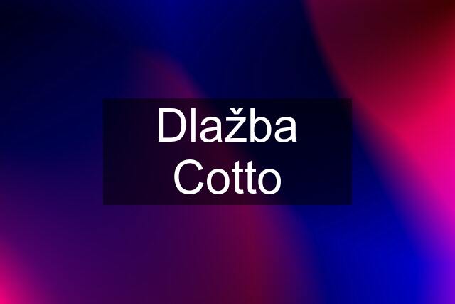 Dlažba Cotto