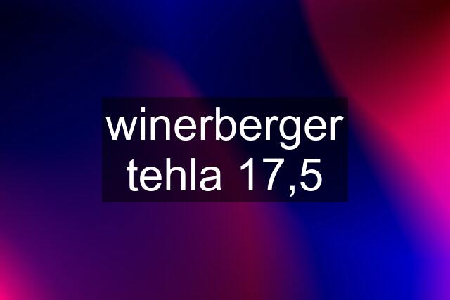 winerberger tehla 17,5