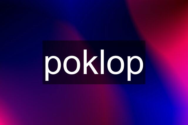 poklop