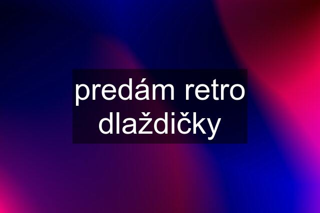 predám retro dlaždičky