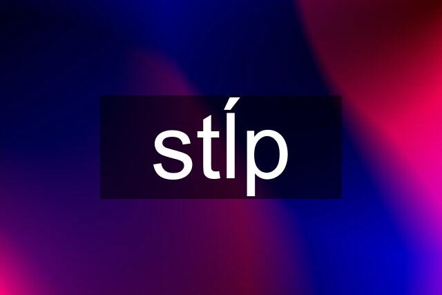 stĺp