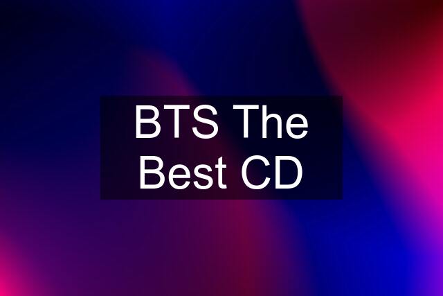 BTS The Best CD