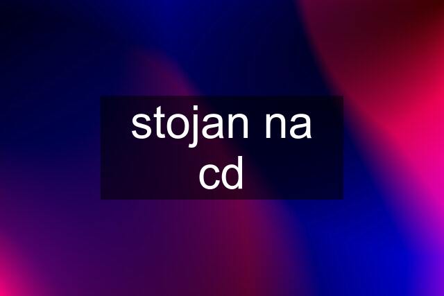 stojan na cd