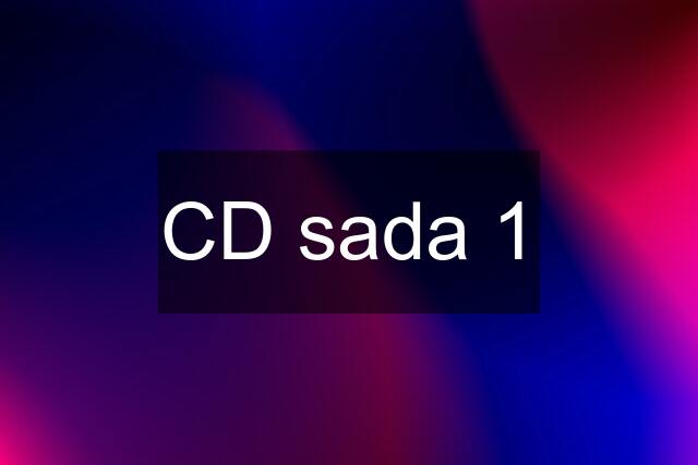 CD sada 1