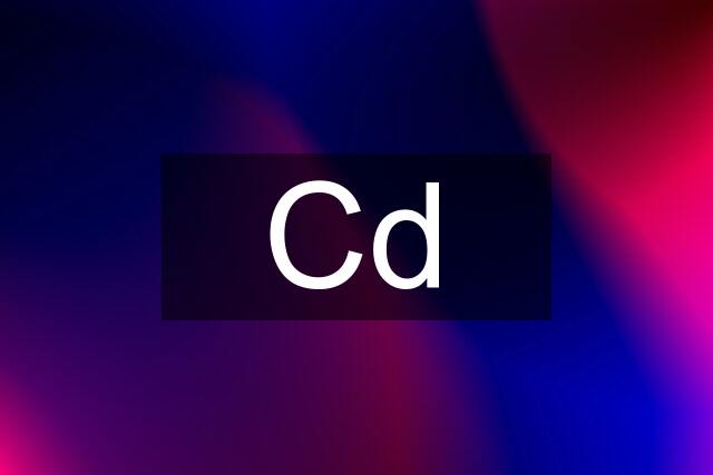 Cd