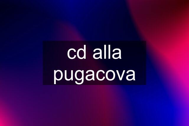 cd alla pugacova