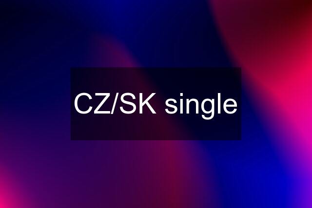 CZ/SK single