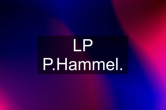 LP P.Hammel.