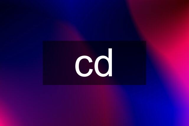 cd