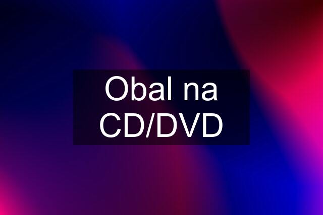 Obal na CD/DVD