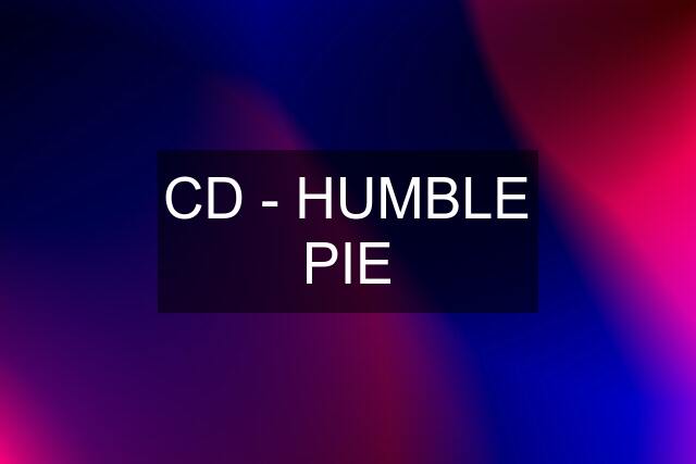 CD - HUMBLE PIE