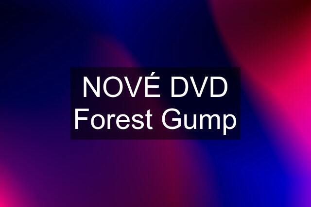 NOVÉ DVD Forest Gump