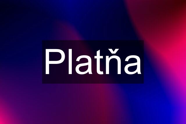 Platňa