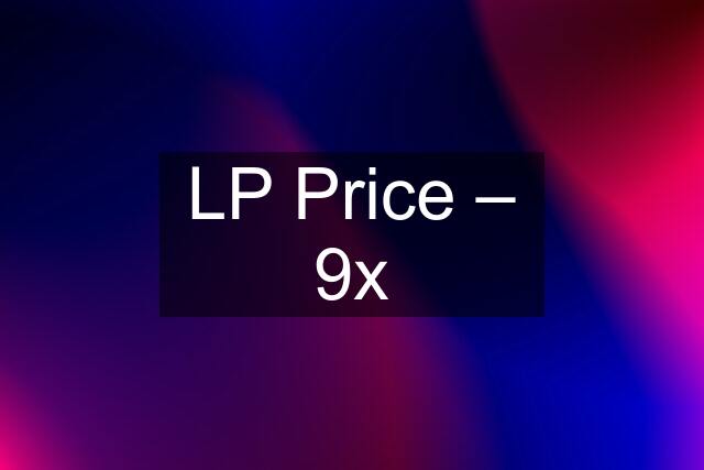 LP Price ‎– 9x