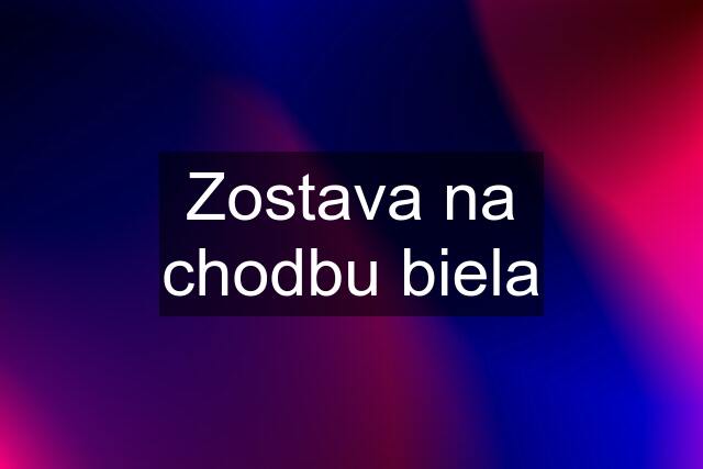 Zostava na chodbu biela