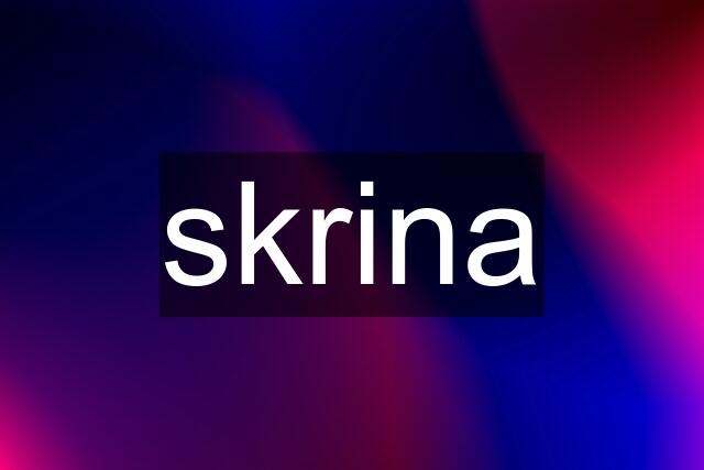 skrina