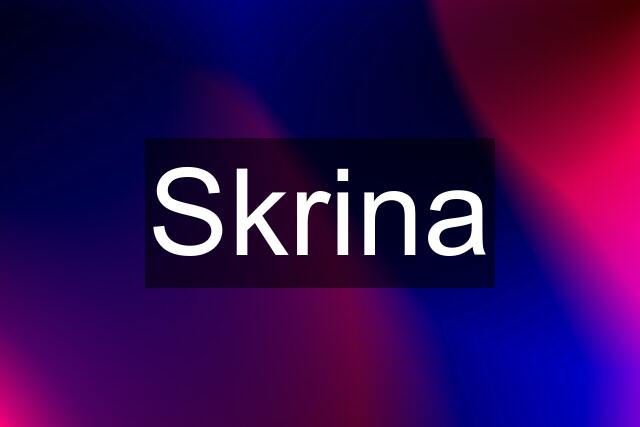 Skrina