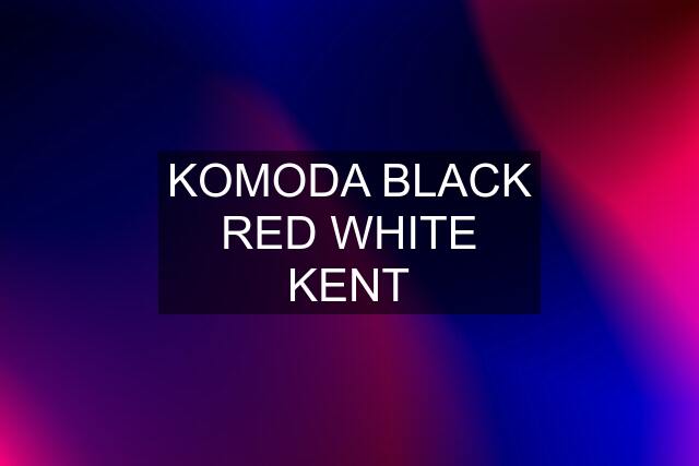 KOMODA BLACK RED WHITE KENT