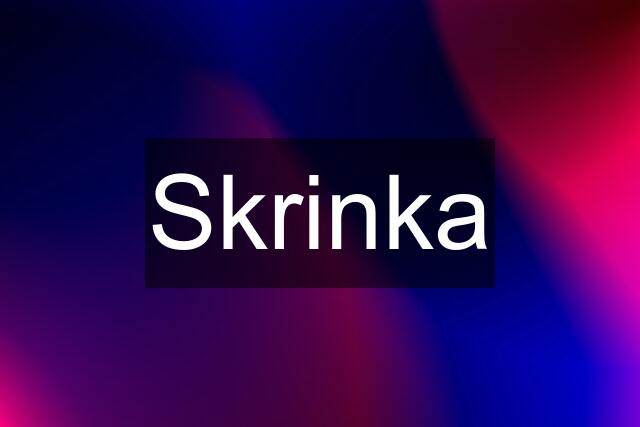 Skrinka