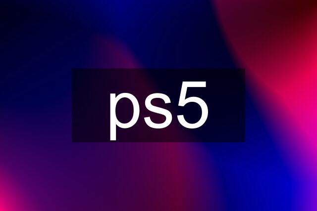 ps5