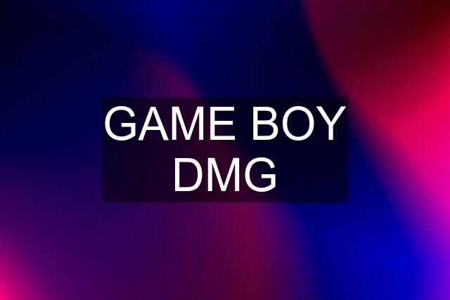 GAME BOY DMG