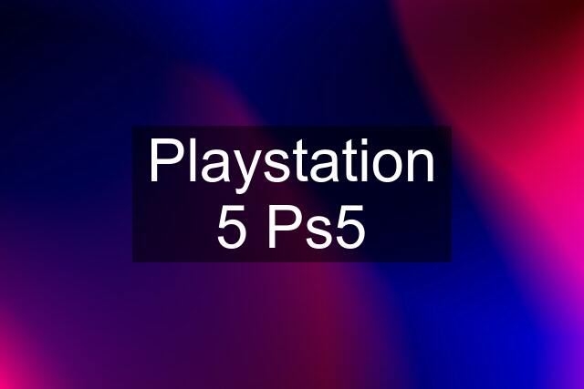 Playstation 5 Ps5