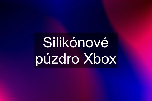 Silikónové púzdro Xbox