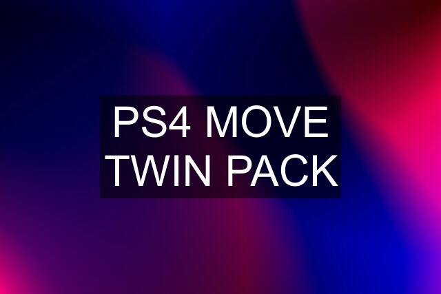 PS4 MOVE TWIN PACK