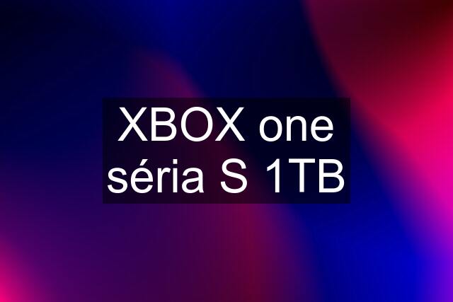 XBOX one séria S 1TB