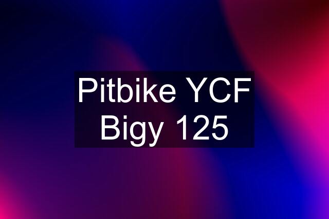 Pitbike YCF Bigy 125