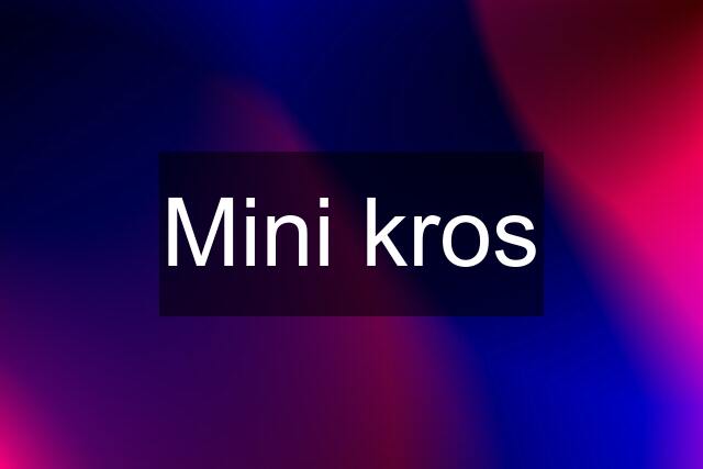 Mini kros