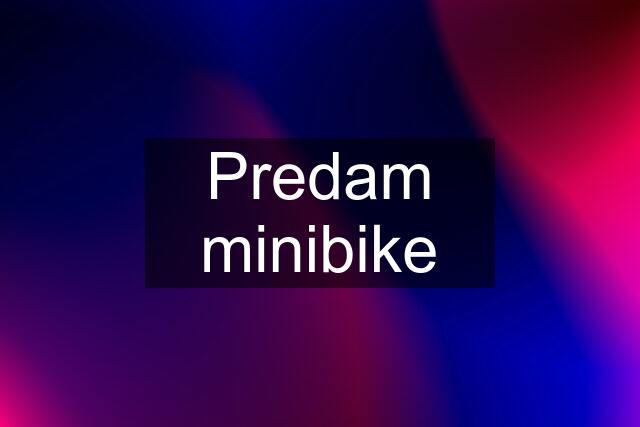 Predam minibike