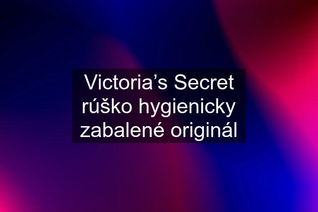 Victoria’s Secret rúško hygienicky zabalené originál