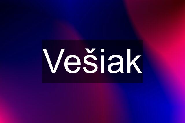 Vešiak