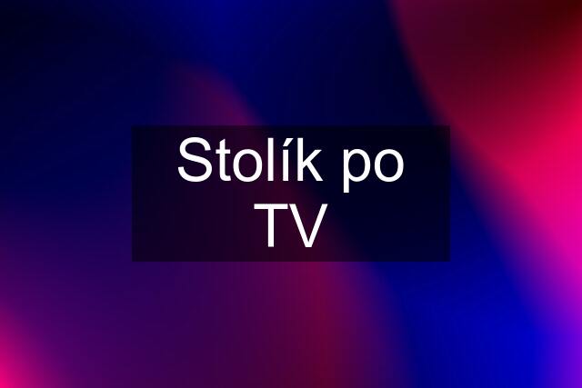 Stolík po TV